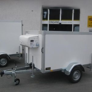 Kühlanhänger AZKF 1325/145 243x144x130cm 230 Volt GOVI Kühlaggregat 60 Frioliner Gesamthöhe 190cm