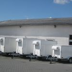 Kühlanhänger AZKF 1325/145 243x144x130cm 230 Volt GOVI Kühlaggregat 60 Frioliner Gesamthöhe 190cm