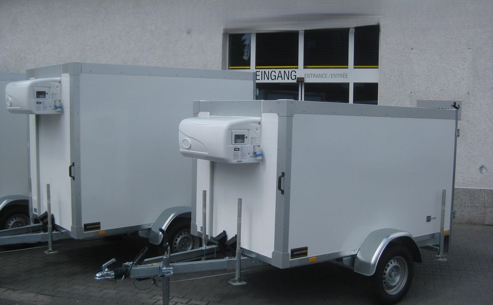 Kühlanhänger AZKF 1325/145 243x144x130cm 230 Volt GOVI Kühlaggregat 60 Frioliner Gesamthöhe 190cm