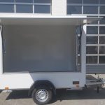 Verkaufsanhänger TFS Multi VK 250.01 250x150x200cm 1 Seitenklappe Tür 230V Strom 750kg 100kmH AKTION