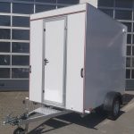 Verkaufsanhänger TFS Multi VK 250.01 250x150x200cm 1 Seitenklappe Tür 230V Strom 750kg 100kmH AKTION