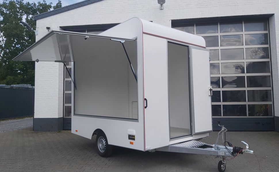 Verkaufsanhänger VK 300 200 aero retro 300cm 1 Verkaufsklappe DIY Leerwagen (M) 1300kg