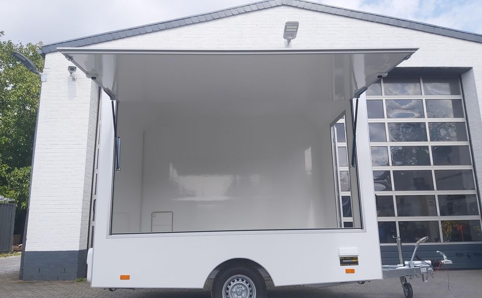 Verkaufsanhänger VK 300 200 aero retro 300cm 1 Verkaufsklappe DIY Leerwagen (M) 1300kg