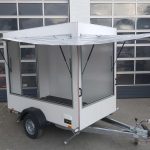 Verkaufsanhänger TFS Multi VK 250.02 250x150x200 2 Klappen Hecktür 230V IL Dachlüfter 100kmH 1300kg