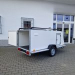 Kofferanhänger TF5 S Midi 300x110x90cm aero Seitentür IL 100km/H 750kg