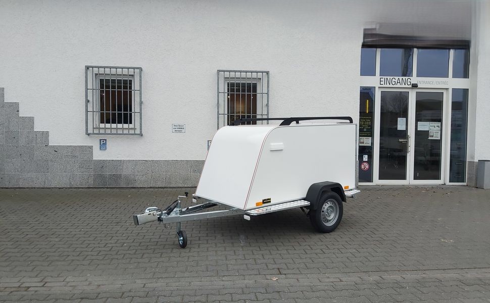 Kofferanhänger TF3 S Mini 205x110x90cm Reling Seitentür (XS) 100km/H 750kg