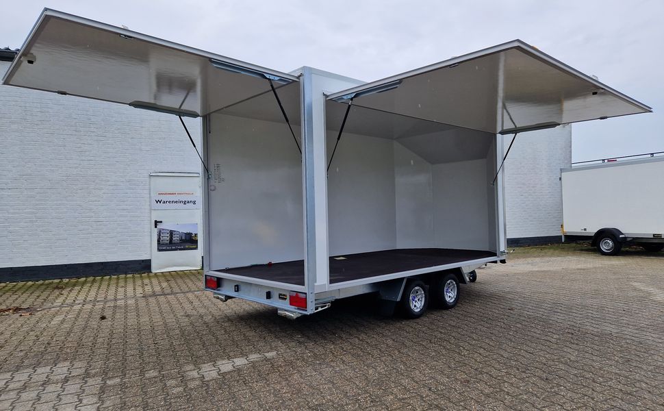 Koffer Hochlader FC2024HTL Messe 400x200x200cm aerodynamisch 10″ Alufelgen (XL) 2000kg 100 km/H