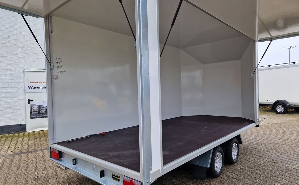 Koffer Hochlader FC2024HTL Messe 400x200x200cm aerodynamisch 10″ Alufelgen (XL) 2000kg 100 km/H