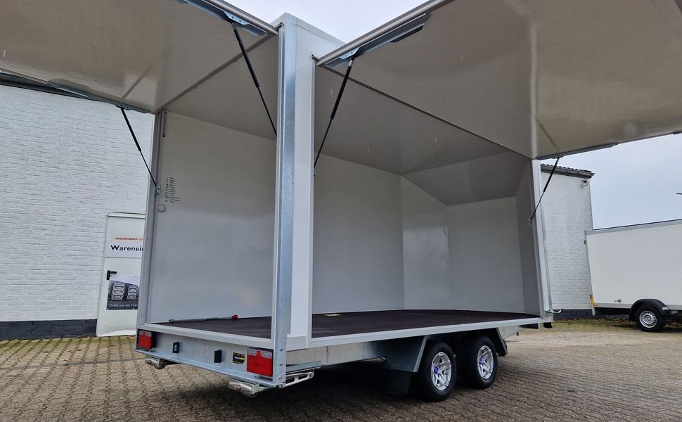 Koffer Hochlader FC2024HTL Messe 400x200x200cm aerodynamisch 10″ Alufelgen (XL) 2000kg 100 km/H