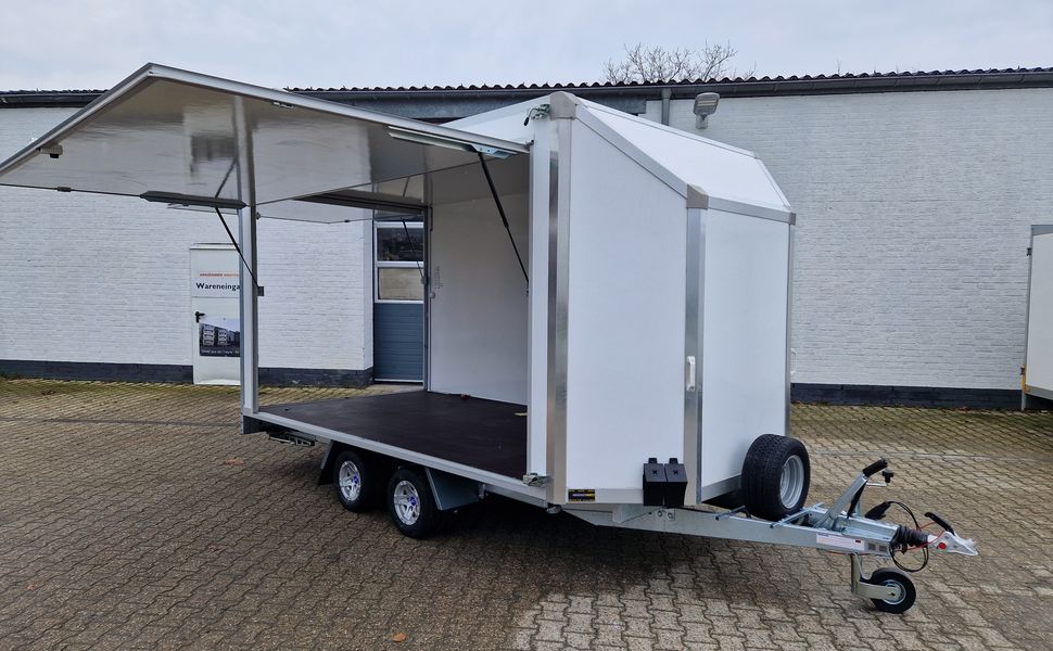 Koffer Hochlader FC2024HTL Messe 400x200x200cm aerodynamisch 10″ Alufelgen (XL) 2000kg 100 km/H