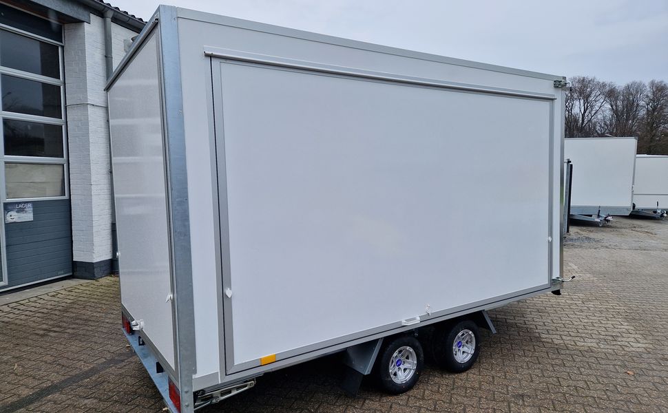 Koffer Hochlader FC2024HTL Messe 400x200x200cm aerodynamisch 10″ Alufelgen (XL) 2000kg 100 km/H