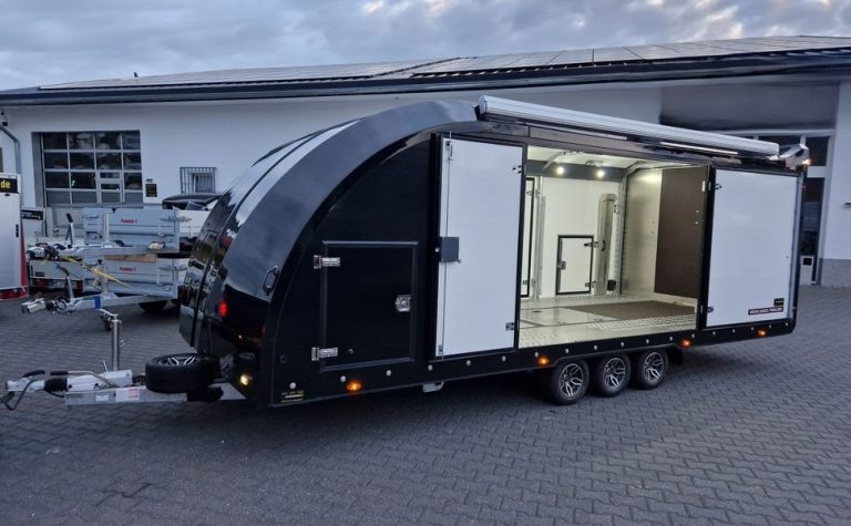 BJT Race Transporter 6 396-3040 600x235x189cm black Markise re/li Motorsport Automotiv Tridem 3500kg