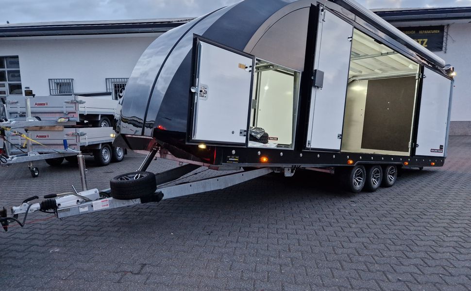 BJT Race Transporter 6 396-3040 600x235x189cm black Markise re/li Motorsport Automotiv Tridem 3500kg