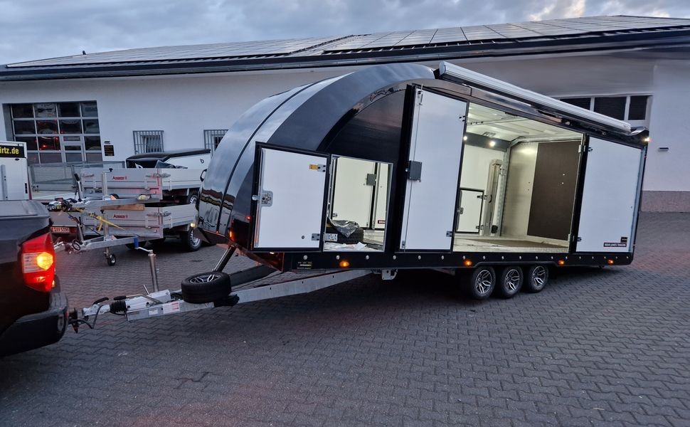 BJT Race Transporter 6 396-3040 600x235x189cm black Markise re/li Motorsport Automotiv Tridem 3500kg