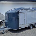 Cargo Roadster 1000 480x200x206cm Poly grau Seitenklappen Seitentüren Rampe Pullman 100km/H 3500kg