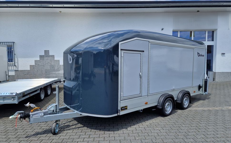 Cargo Roadster 1000 480x200x206cm Poly grau Seitenklappen Seitentüren Rampe Pullman 100km/H 3500kg