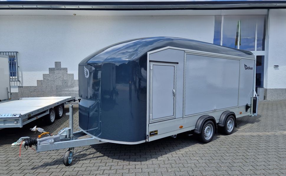 Cargo Roadster 1000 480x200x206cm Poly grau Seitenklappen Seitentüren Rampe Pullman 100km/H 3500kg