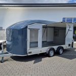 Cargo Roadster 1000 480x200x206cm Poly grau Seitenklappen Seitentüren Rampe Pullman 100km/H 3500kg