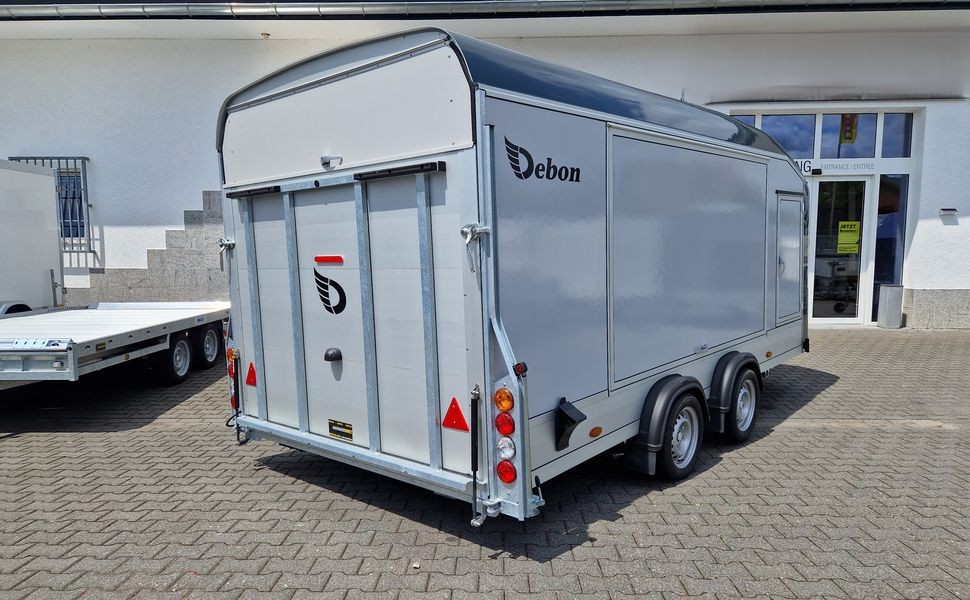 Cargo Roadster 1000 480x200x206cm Poly grau Seitenklappen Seitentüren Rampe Pullman 100km/H 3500kg