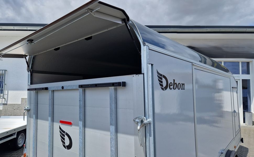 Cargo Roadster 1000 480x200x206cm Poly grau Seitenklappen Seitentüren Rampe Pullman 100km/H 3500kg