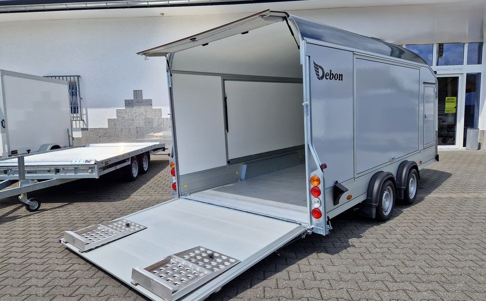 Cargo Roadster 1000 480x200x206cm Poly grau Seitenklappen Seitentüren Rampe Pullman 100km/H 3500kg