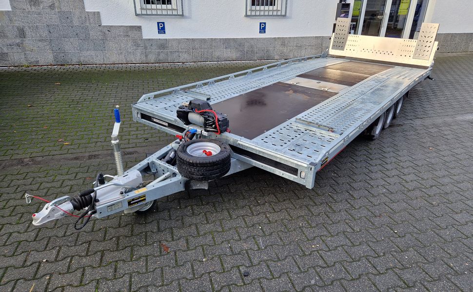 BJT T Transporter 231 550x224cm elektrisch ankippbar Komfort Paket Warn Winde 10″ Tridem 3500kg