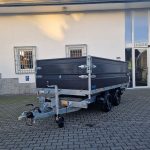 COBALT+ 335x180x40cm black +40cm hohe Aluwände Elektro Rampen Stützen Parabelfederung 3500kg