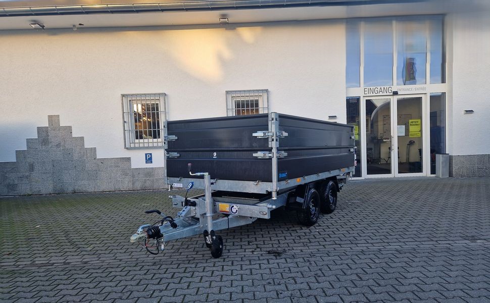 COBALT+ 335x180x40cm black +40cm hohe Aluwände Elektro Rampen Stützen Parabelfederung 3500kg