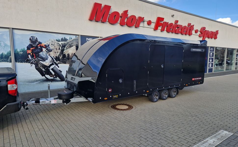 BJT Race Transporter 7 397-6023-35-3-10-B 600x228x189cm black ASR Kamera Alufelgen Tridem 3500