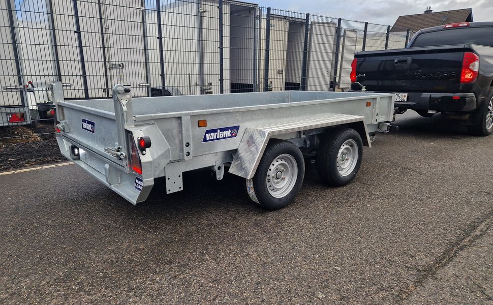 Variant Heckkipper Tieflader 3515 MT20 300x150x30cm Auffahrrampen Stützen Parabelfeder 3500kg