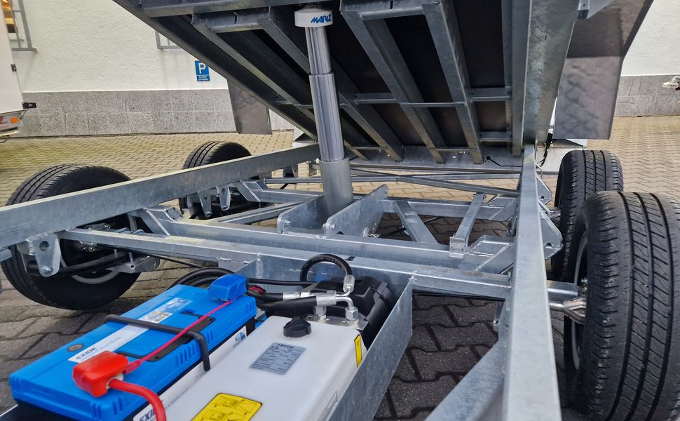 Variant Heckkipper Tieflader 3515 MT20 300x150x30cm Auffahrrampen Stützen Parabelfeder 3500kg