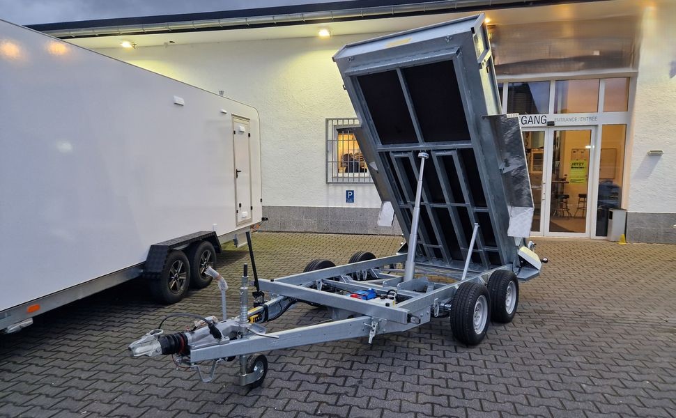 Variant Heckkipper Tieflader 3515 MT20 300x150x30cm Auffahrrampen Stützen Parabelfeder 3500kg