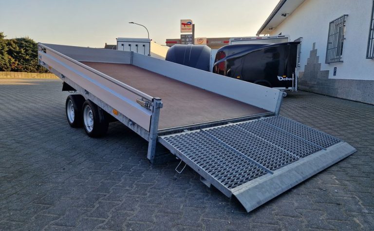 Hapert Indigo HT-2 405x201x30cm ankippbar Heckklappe Seilwinde 3500kg