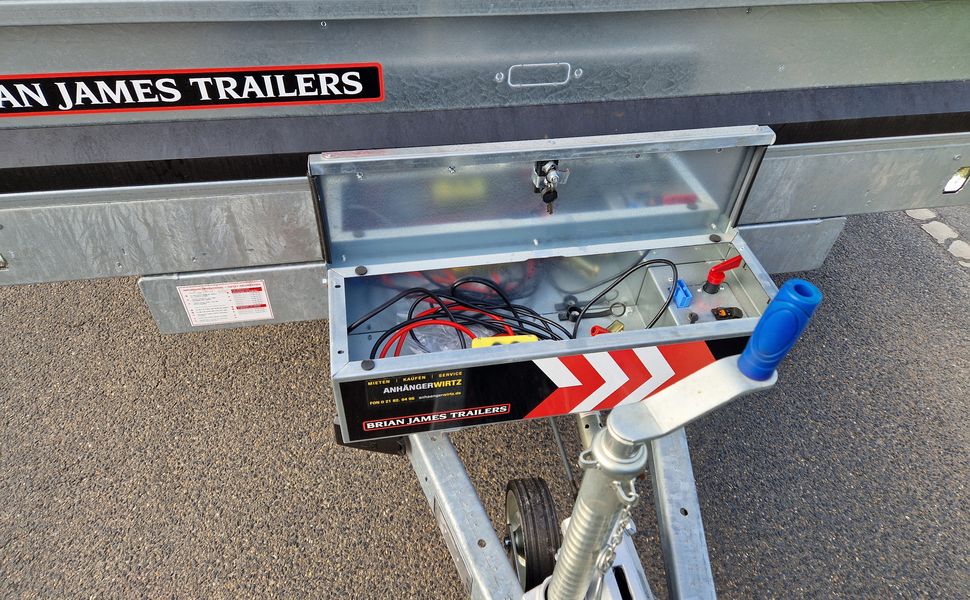 Brian James Trailer Tipper 526-4020 400x200x100cm Aufsatz elek. blackline LED Tridem 3500kg Aktion