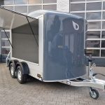 Cargo Roadster 500 312x167x199cm Sandwich Poly irongrey Seitenklappe Seitentür 2000kg Pullman 100km