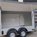 Cargo Roadster 500 312x167x199cm Sandwich Poly irongrey Seitenklappe Seitentür 2000kg Pullman 100km