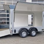 Cargo Roadster 500 312x167x199cm Sandwich Poly irongrey Seitenklappe Seitentür 2000kg Pullman 100km