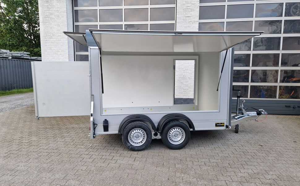 Cargo Roadster 500 312x167x199cm Sandwich Poly irongrey Seitenklappe Seitentür 2000kg Pullman 100km