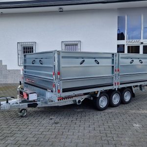 Brian James Trailer Tipper 526-4020 400x200x100cm Aufsatz elek. blackline LED Tridem 3500kg Aktion