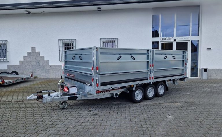 Brian James Trailer Tipper 526-4020 400x200x100cm Aufsatz elek. blackline LED Tridem 3500kg Aktion
