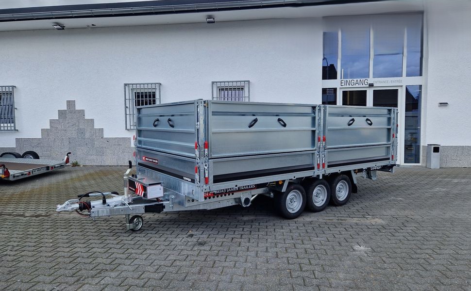 Brian James Trailer Tipper 526-4020 400x200x100cm Aufsatz elek. blackline LED Tridem 3500kg Aktion