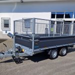 COBALT+ 335x180x40cm black +40cm hohe Aluwände Rampen Stützen Laubgitter 70cm Parabel 3500kg Abverk