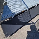 COBALT+ 335x180x40cm black +40cm hohe Aluwände Rampen Stützen Laubgitter 70cm Parabel 3500kg Abverk