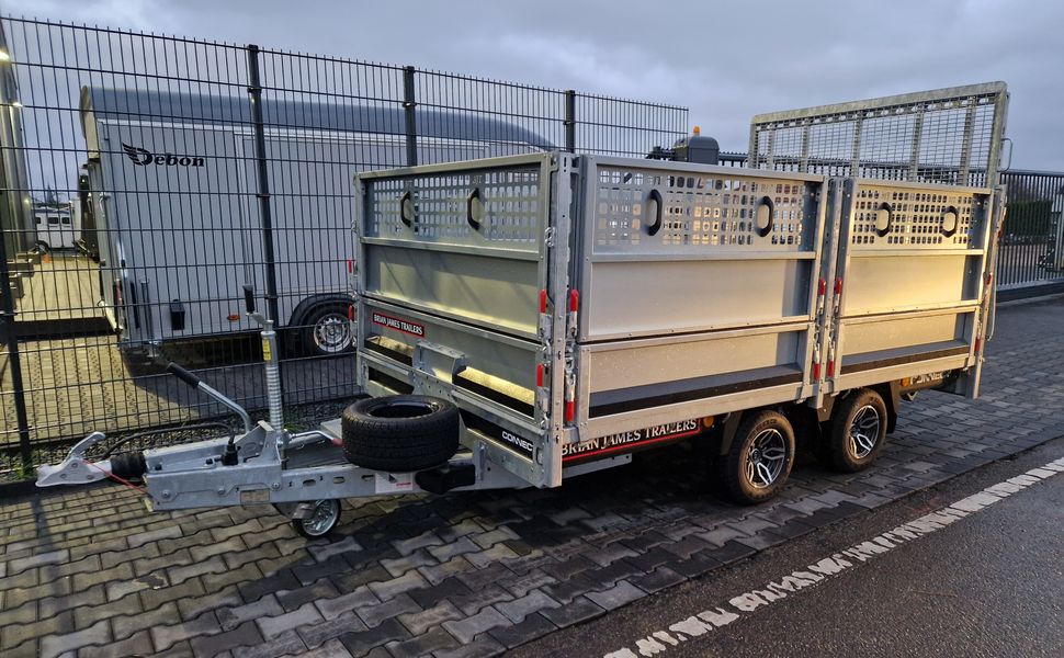 Brian James Trailer Connect 310x188cm black Premium Greenkeeper Alufelgen Tandem 10″ 3000kg