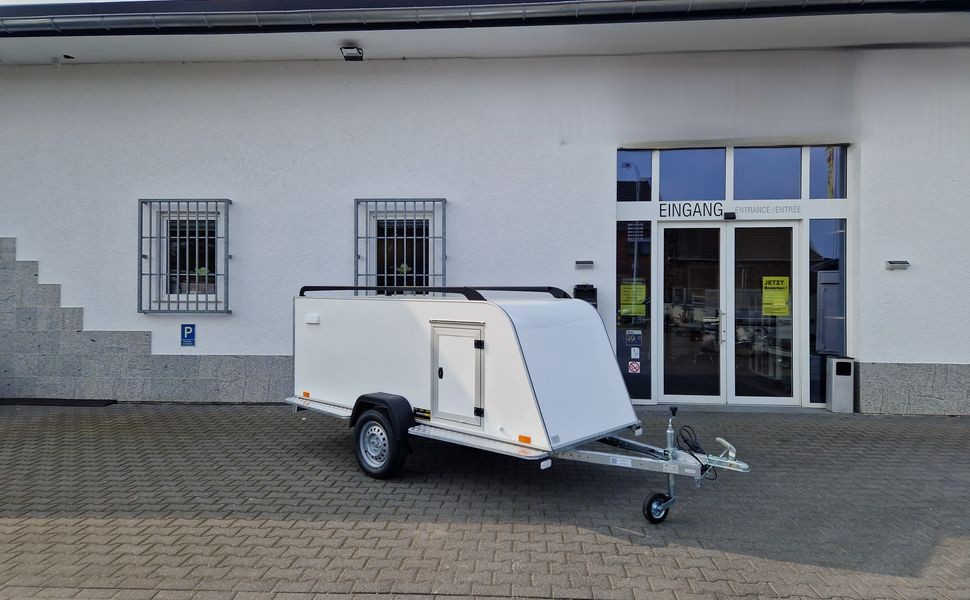 Kofferanhänger TF5 S Midi 300x110x90cm aero Seitentür IL 100km/H 750kg
