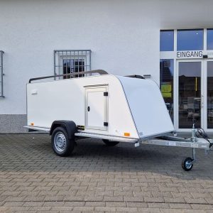 Kofferanhänger TF5 S Midi 300x110x90cm aero Seitentür IL 100km/H 750kg