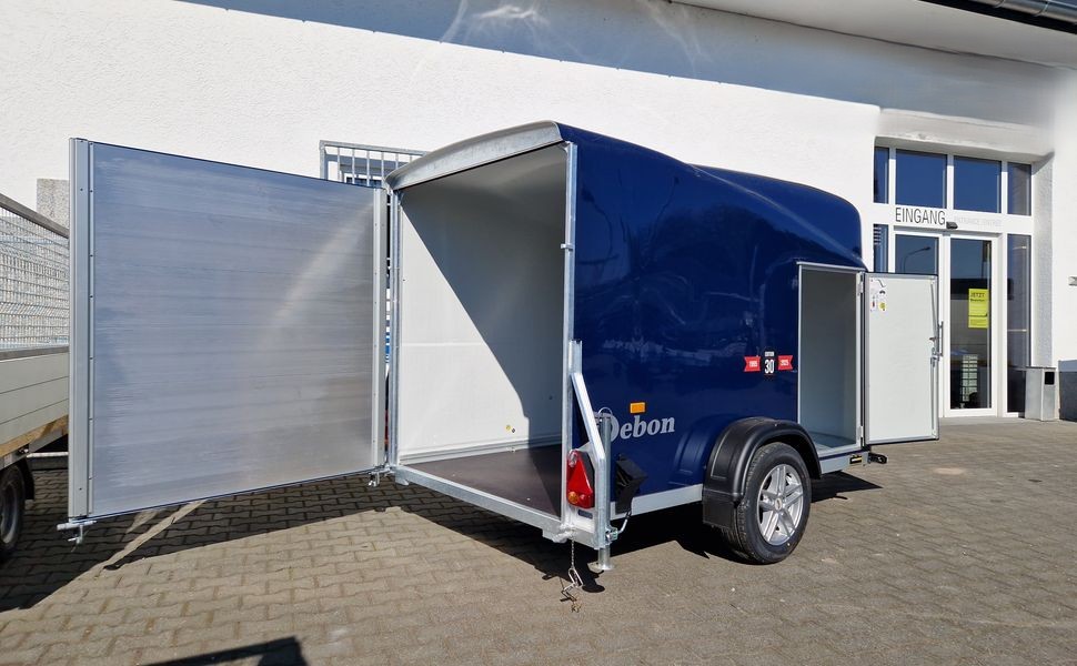 Debon Cargo 1300 300x152x168cm royal blau Seitentür Alufelgen Pullman 1300kg 100km/H