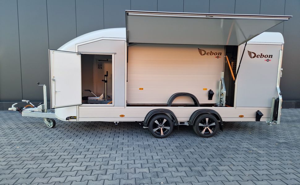 Cargo Roadster 1000 480x200x206cm Poly weiß Seitenklappen Premium Car Pullman 3500kg 100km/H 2026