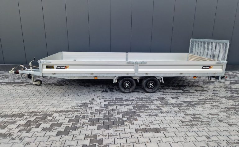 Variant Maschinentransporter 3552 UX Maxi Load 520x210x30cm Tandem Parabelfederung LED 3500kg
