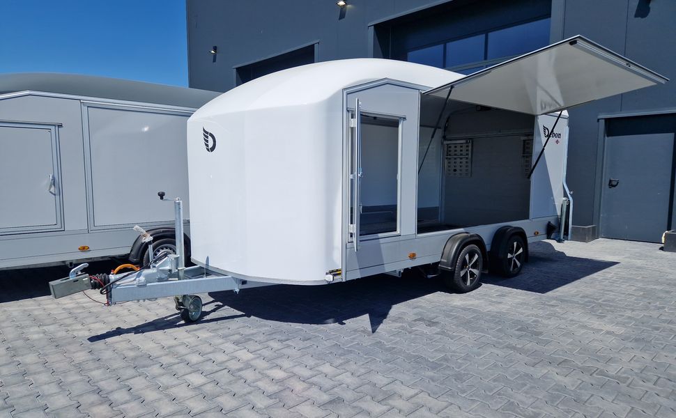 Cargo Roadster 1000 480x200x206cm Poly weiß Seitenklappen Premium Car Pullman 3500kg 100km/H 2026
